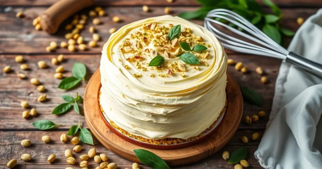Bake the Perfect Pistachio Cream Cake at Home