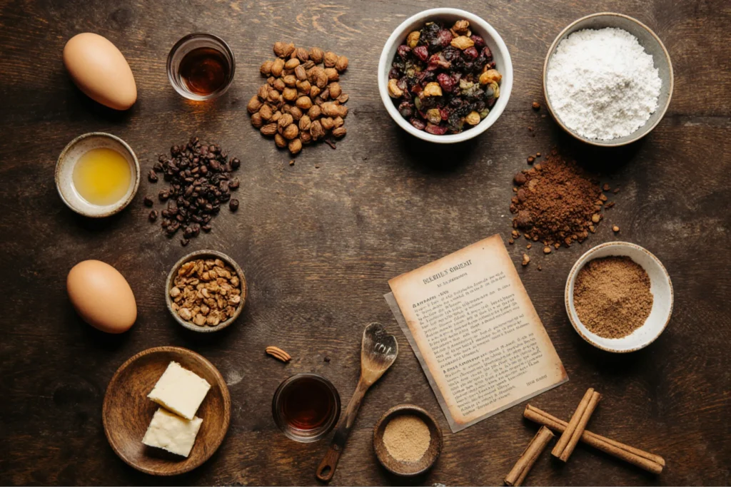 Essential Ingredients for Your Old-Fashioned German Fruit Cake